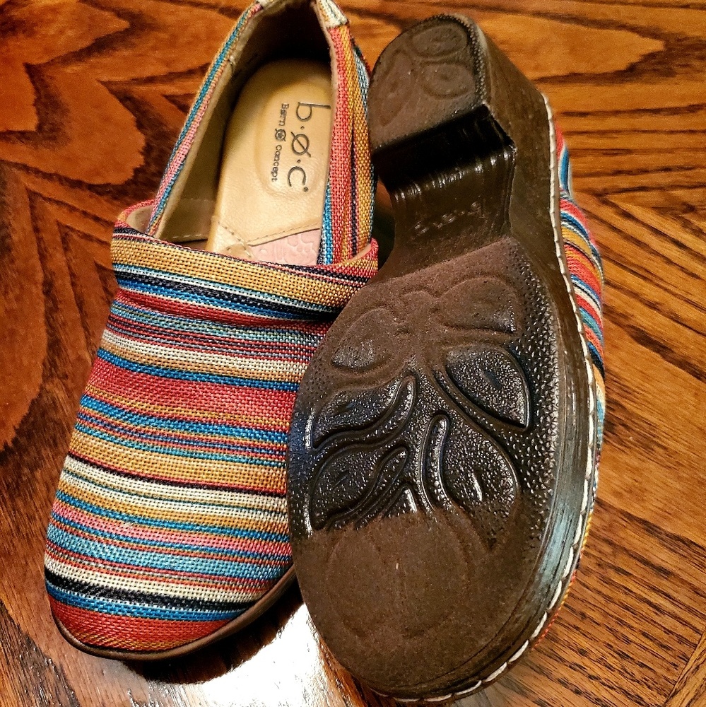 b.o.c  Born Concept  Slip on Clogs Striped - Picture 7 of 7